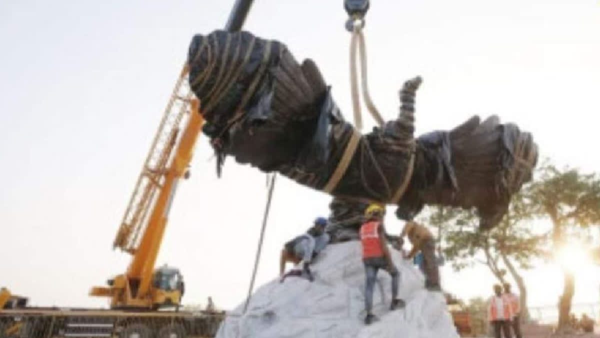 Ahead of Pran Pratishtha, Jatayu's statue installed at Ram temple premises in Ayodhya