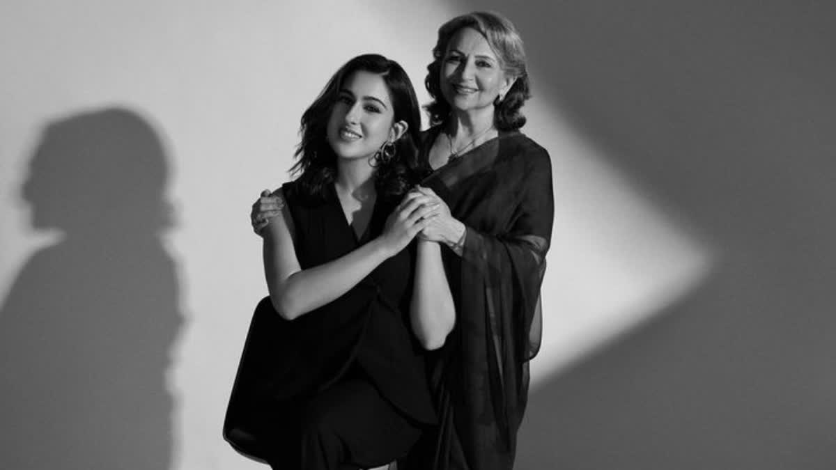 'Luckily I have Badi Amma to hold me tight': Sara Ali Khan drops pics with grandmother Sharmila Tagore