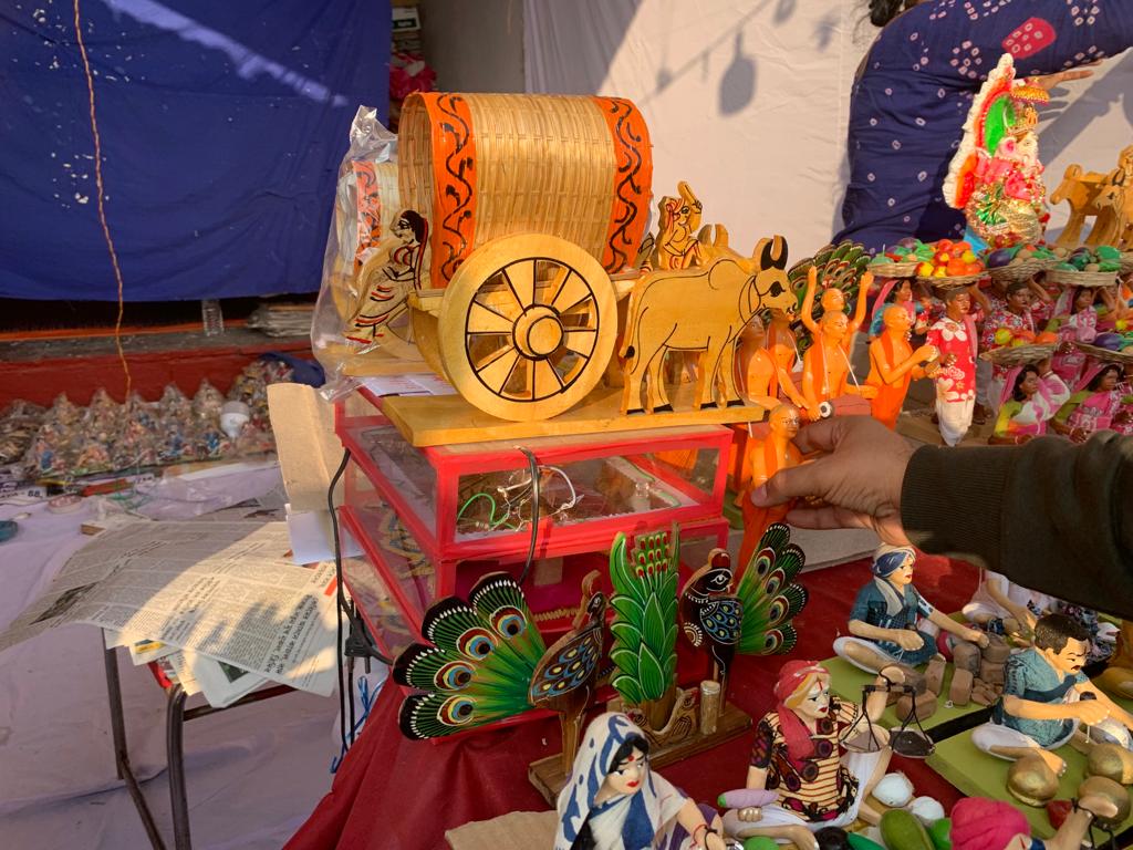 geeta-mahotsav-2023-west-bengal-craftsmen-stall-at-international-geeta-mahotsav-in-kurukshetra-haryana