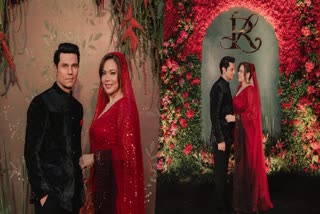 Newlyweds Randeep Hooda and Lin Laishram dazzle at their Mumbai reception - watch