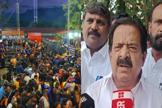 Sabarimala Rush  Sabarimala Crowd  Ramesh Chennithala On Sabarimala Rush  Ramesh Chennithala Sabarimala Rush  Sabarimala Dharshan Time  ശബരിമല  ശബരിമല തിരക്ക്  ശബരിമല രമേശ് ചെന്നിത്തല  ശബരിമല തീര്‍ഥാടനം  കേരള സര്‍ക്കാര്‍ ശബരിമല തിരക്ക്