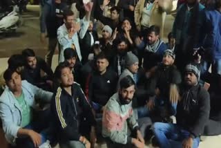 ABVP students protest in Gwalior