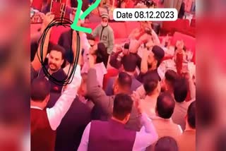 Former Congress leader dancing at a wedding