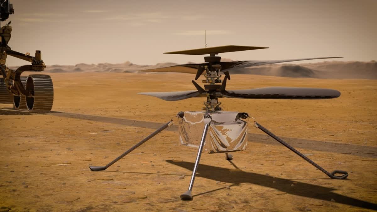 INGENUITY MARS HELICOPTER  NASA ENGINEERS  EXPERIMENTAL TEST  ROTORCRAFT