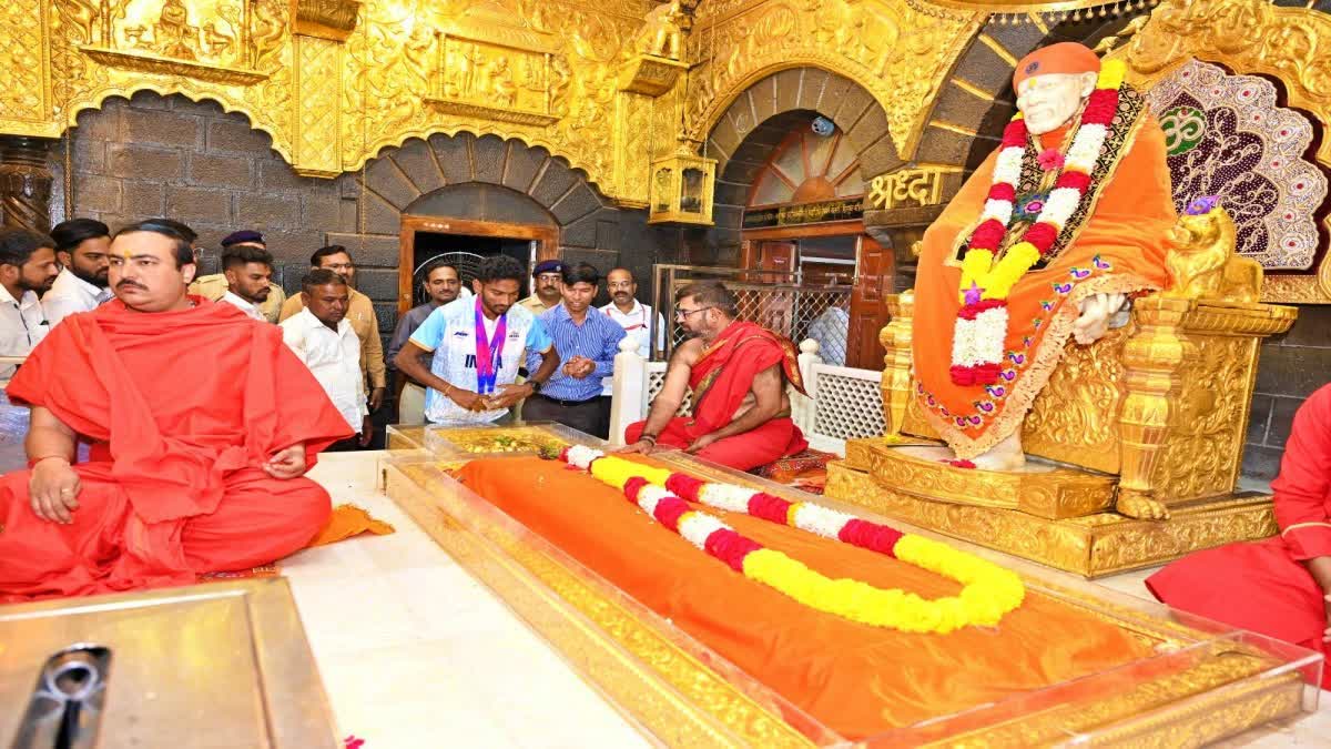 You can carry flower offerings to Sai Baba temple