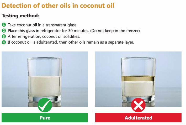 Coconut Oil Purity Checking Tips