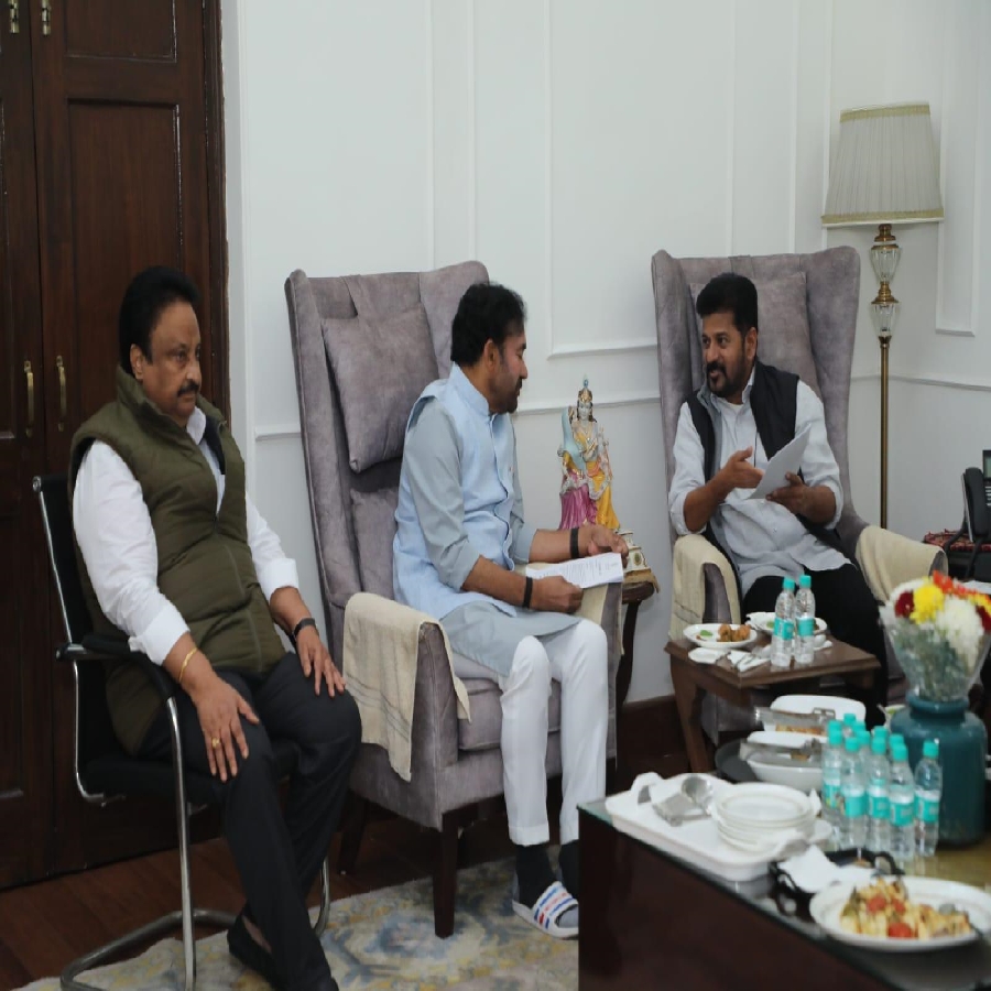 CM Revanth Meets Union Minister Kishan Reddy