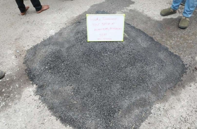 BBMP launches pilot for Ecofix mix tech for pothole repairs during rainy season