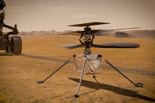 INGENUITY MARS HELICOPTER  NASA ENGINEERS  EXPERIMENTAL TEST  ROTORCRAFT