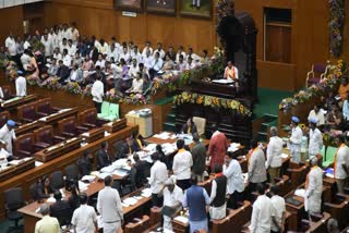 ಕಲಾಪದಲ್ಲಿ ಕಾಂಗ್ರೆಸ್-ಬಿಜೆಪಿ ನಡುವೆ ಮಾತಿನಚಕಮಕಿ