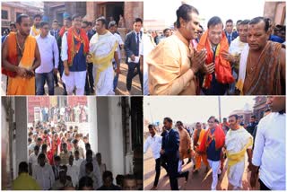 Assam CM Himanta Biswa Sarma Visits Puri Srimandir