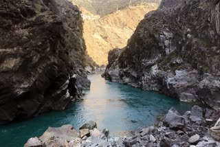 Chenab River Doda Jammu and Kashmir