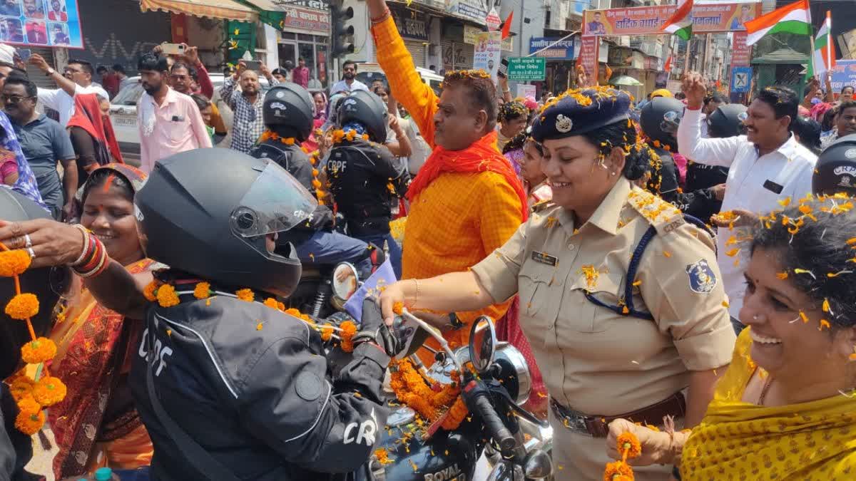 CRPF 75 female commandant bikers