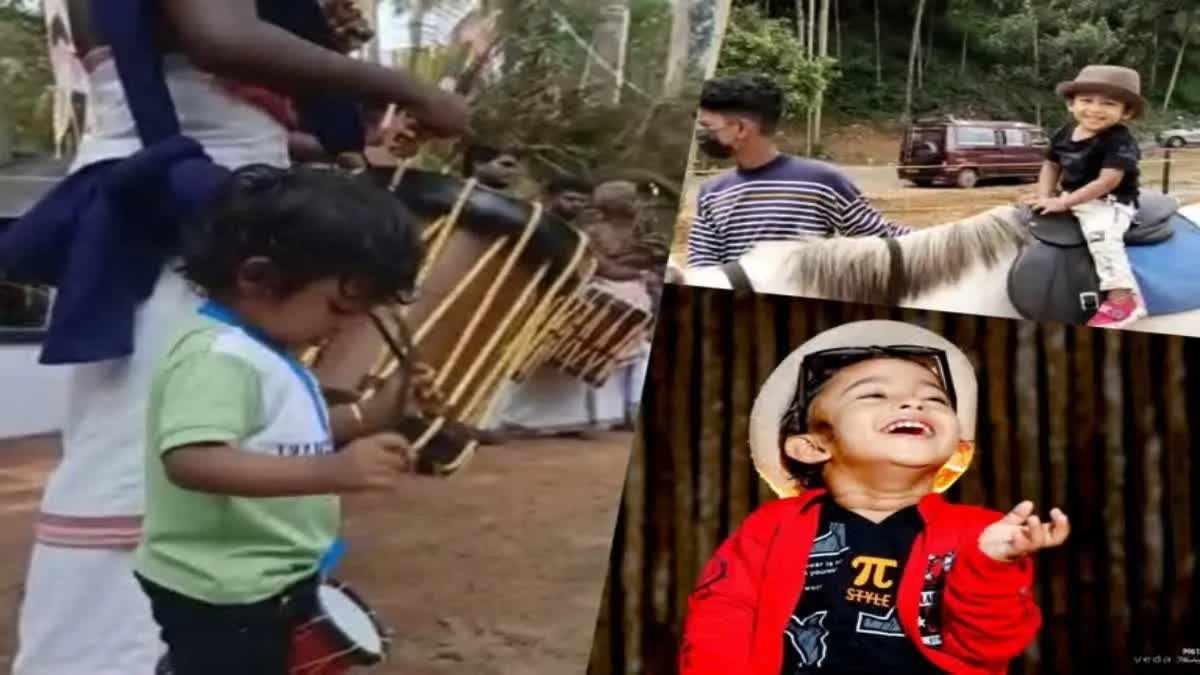 karala boy teyyam chenda drums performance