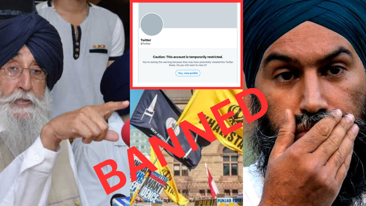 Twitter accounts of those who posted pro-Khalsitan posts banned