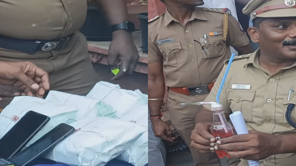 Etv BharatDrug trafficking in tea powder packets...Main culprits arrested...