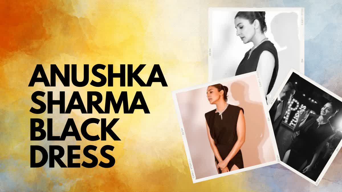 Anushka Sharma black dress