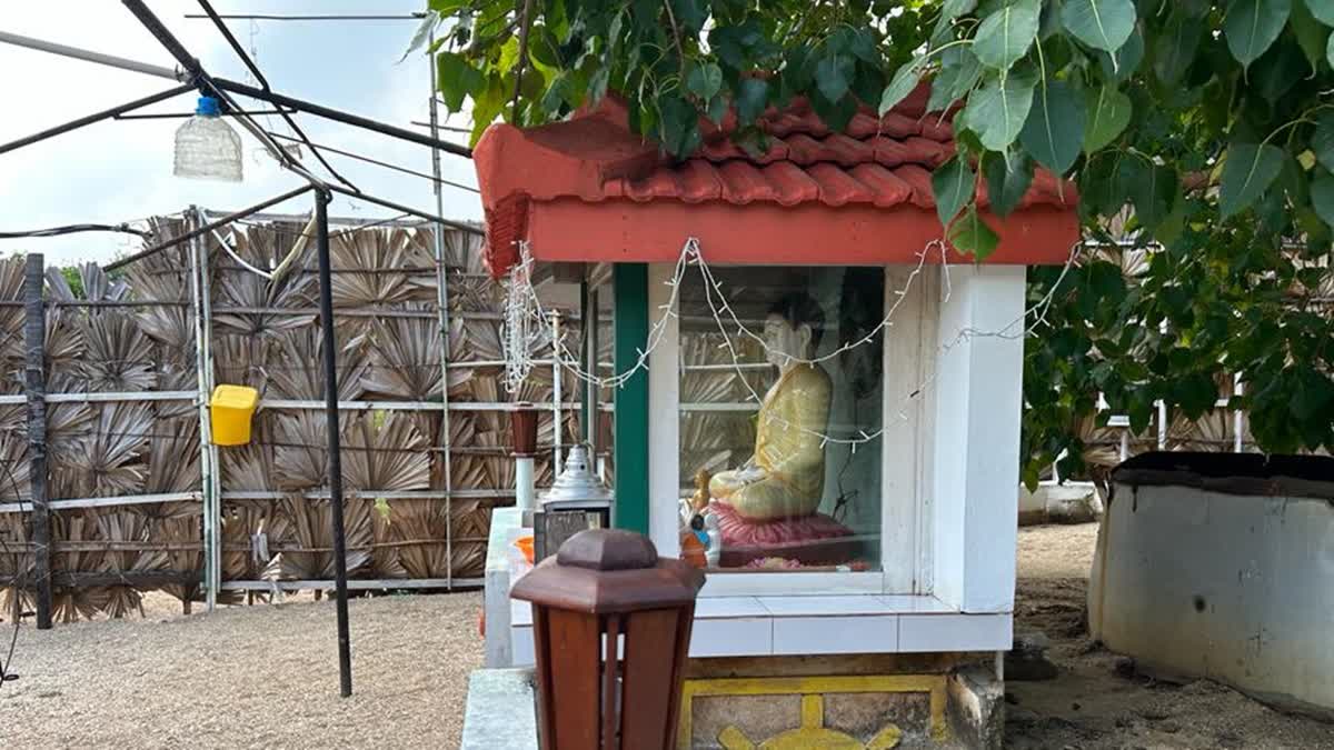 Buddha status on Katchatheevu island