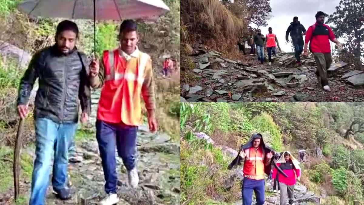 youths of Delhi who went on Triund track rescued