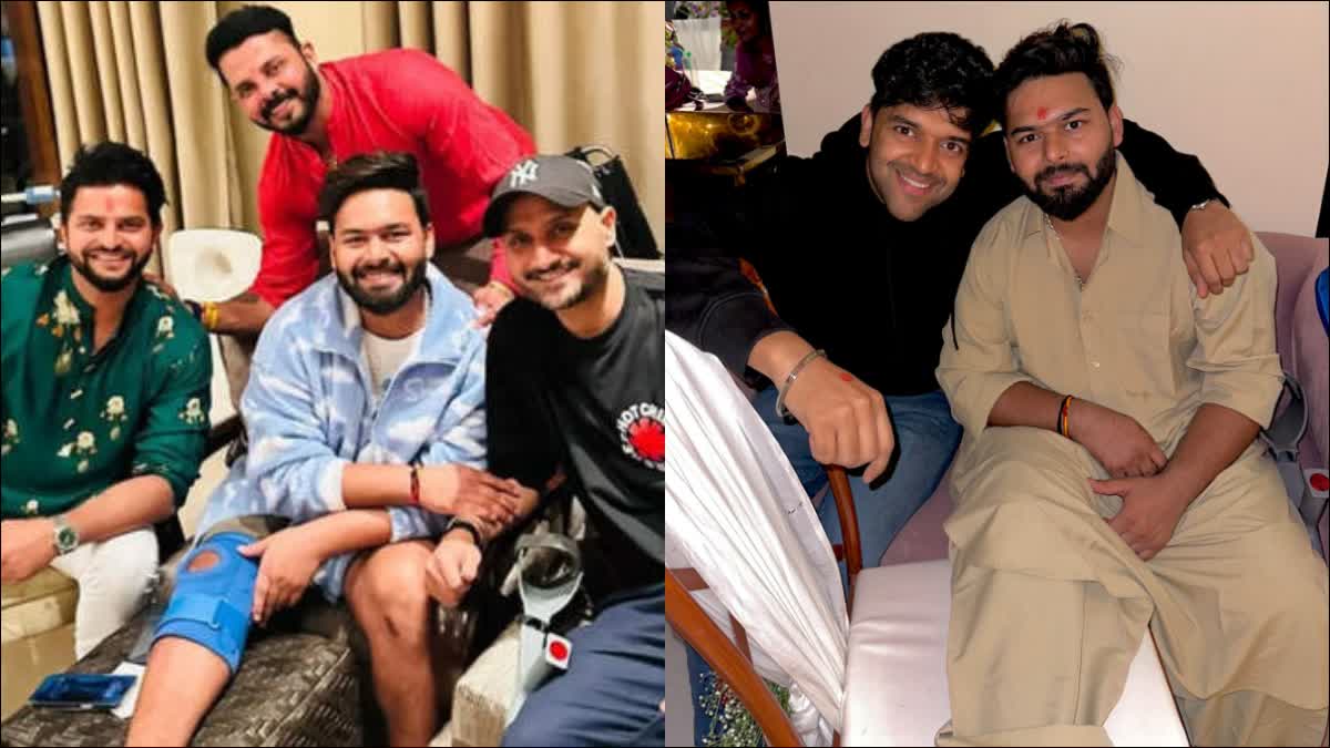 Rishabh Pant Suresh Raina Harbhajan Singh Sreesanth Guru Randhawa