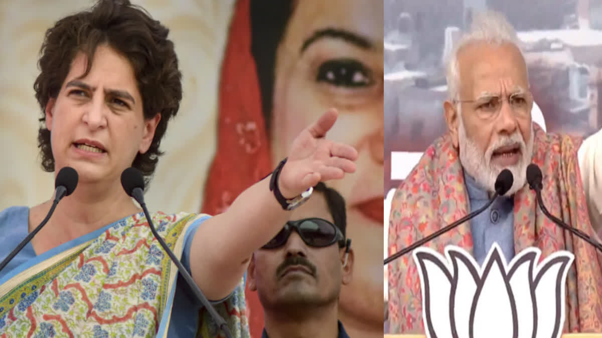 PRIYANKA GANDHI AT CONGRESS PROTEST AT RAJGHAT AGAINST RAHUL DISQUALIFICATION