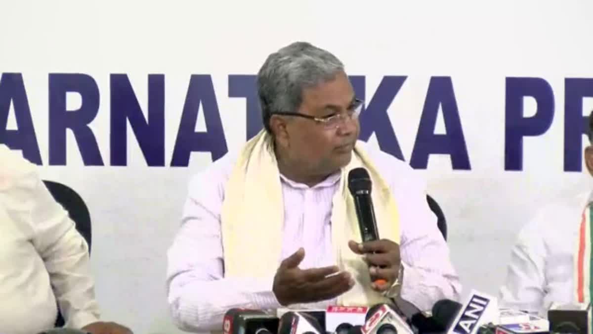 Opposition leader Siddaramaiah