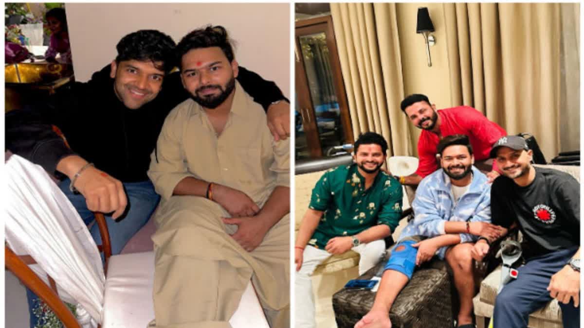 Guru Randhawa, Harbhajan Singh meet Rishabh Pant, wish him speedy recovery in special posts