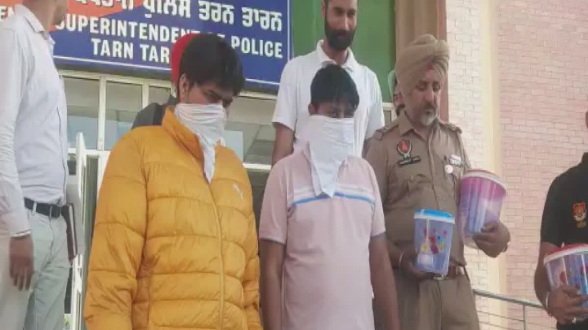 Tarn Taran police arrested two people with 4 kilos of heroin