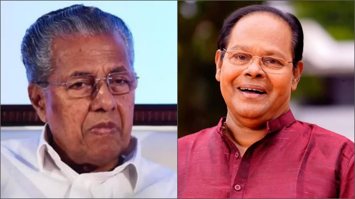 Kerala C M Pinarayi Vijayan  Innocents demise  innocent  malayalam film  innocent  ഇന്നസെന്‍റ്  പിണറായി വിജയൻ  മുഖ്യമന്ത്രി പിണറായി വിജയൻ  സജി ചെറിയാൻ  പ്രതിപക്ഷ നേതാവ്  വി ഡി സതീശൻ