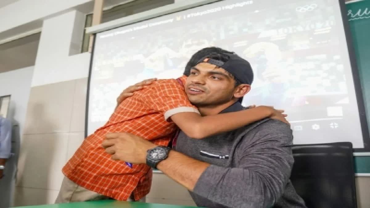 Neerach Chopra among children in Bengaluru