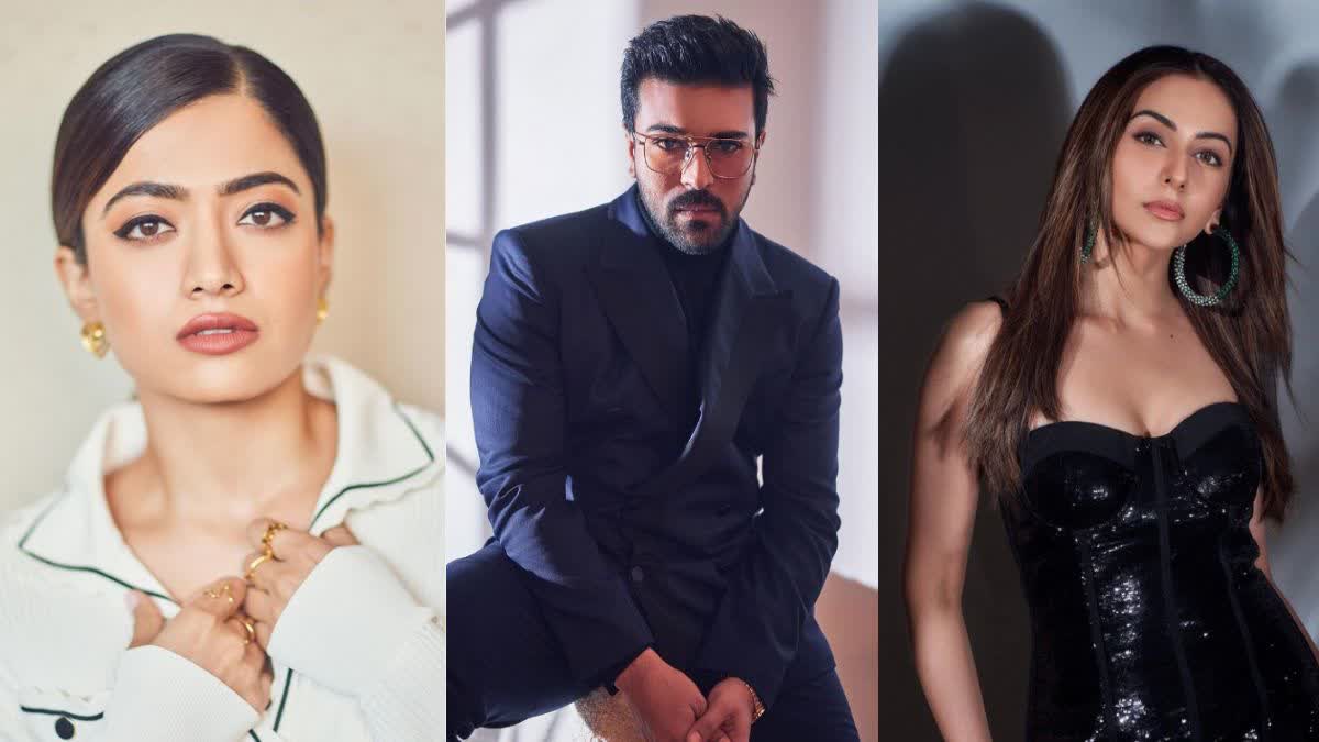 Rakul Preet Singh, Ram Charan, Rashmika Mandanna