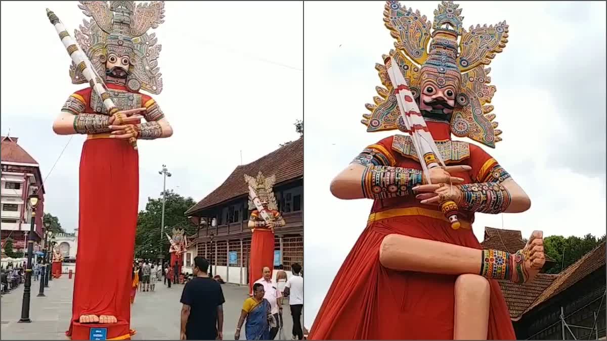 ശ്രീ പത്മനാഭസ്വാമി ക്ഷേത്രം  കേരള വാർത്തകൾ  മലയാളം വാർത്തകൾ  പൈങ്കുനി  പഞ്ചപാണ്ഡവന്‍  പഞ്ചപാണ്ഡവന്മാരുടെ കൂറ്റന്‍ ശില്‌പങ്ങൾ  തിരുവനന്തപുരം വാർത്തകൾ  Sree Padmanabhaswamy Temple  Pinkuni festival  Padmanabhaswamy Temple Pinkuni festival  trivandrum news  malayalam news  sculptures of the Panchapandavas