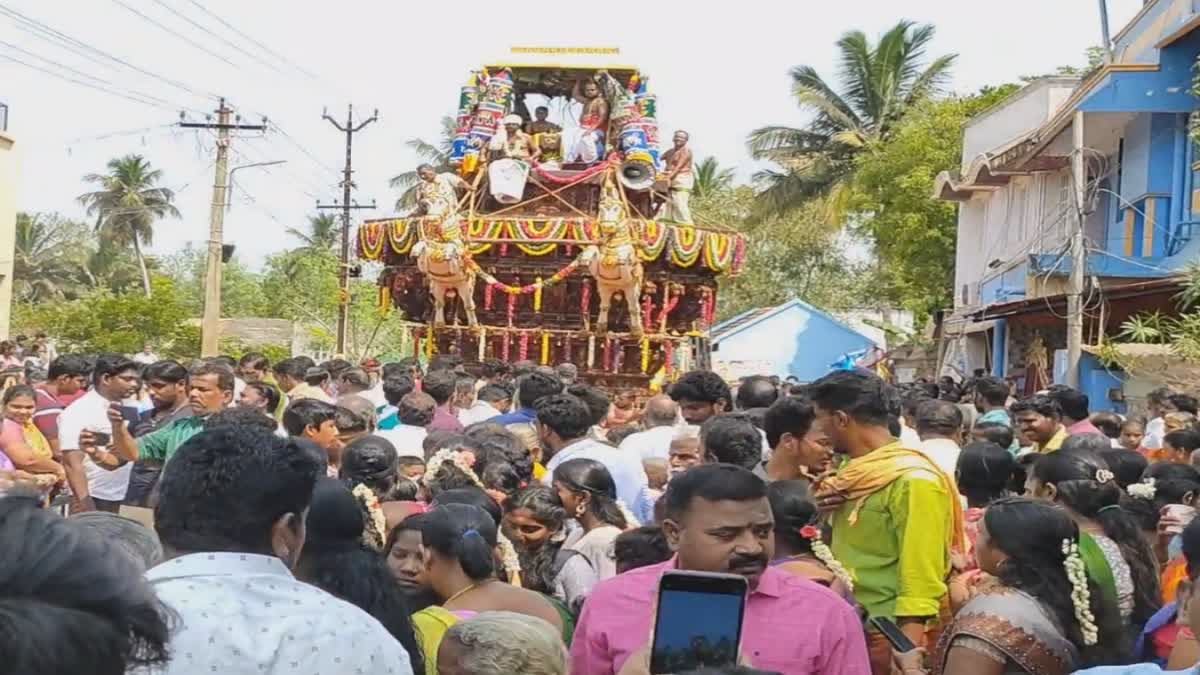 கொரநாட்டுக்கருப்பூர் சுந்தரேஸ்வரசுவாமி திருக்கோயிலில்; இன்று தேர் வெள்ளோட்டம்