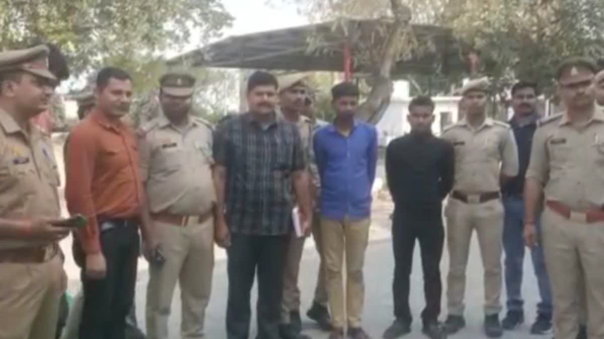 सीसीटीवी फुटेज से लुटेराें तक पहुंची पुलिस.