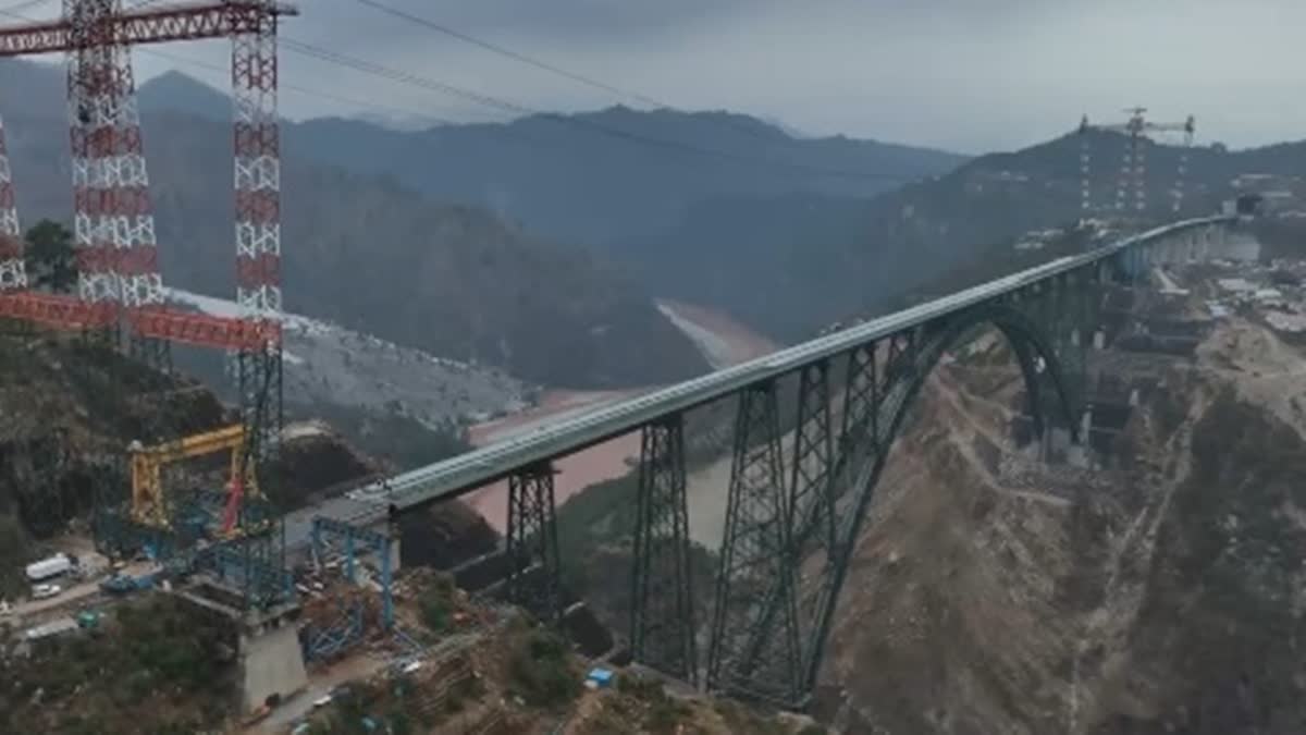 World's highest railway bridge in J&K