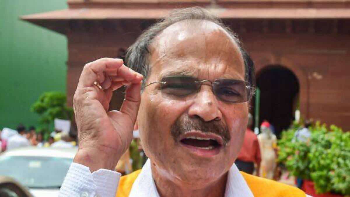 Etv BharatBJP doing politics on OBC community: Adhir Ranjan Chowdhary