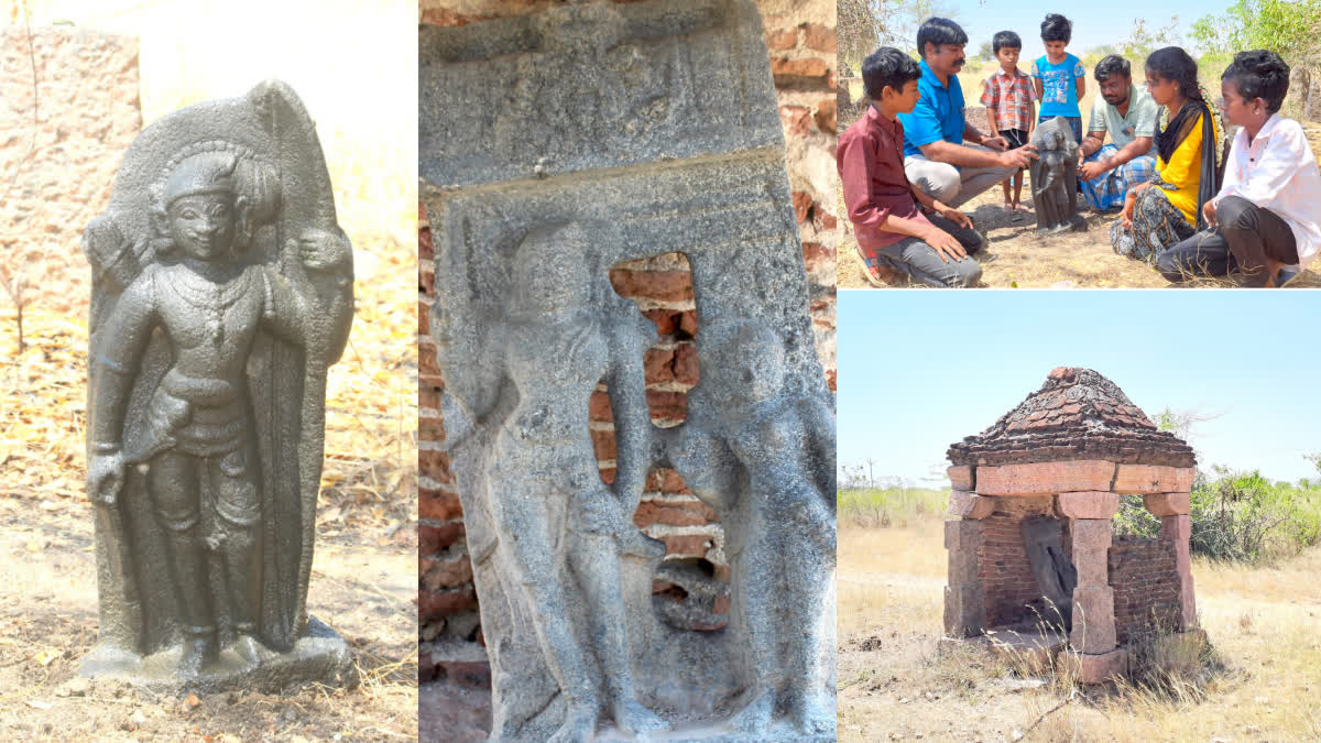 600 year old Nadukal sculpture has been found near Virudhunagar