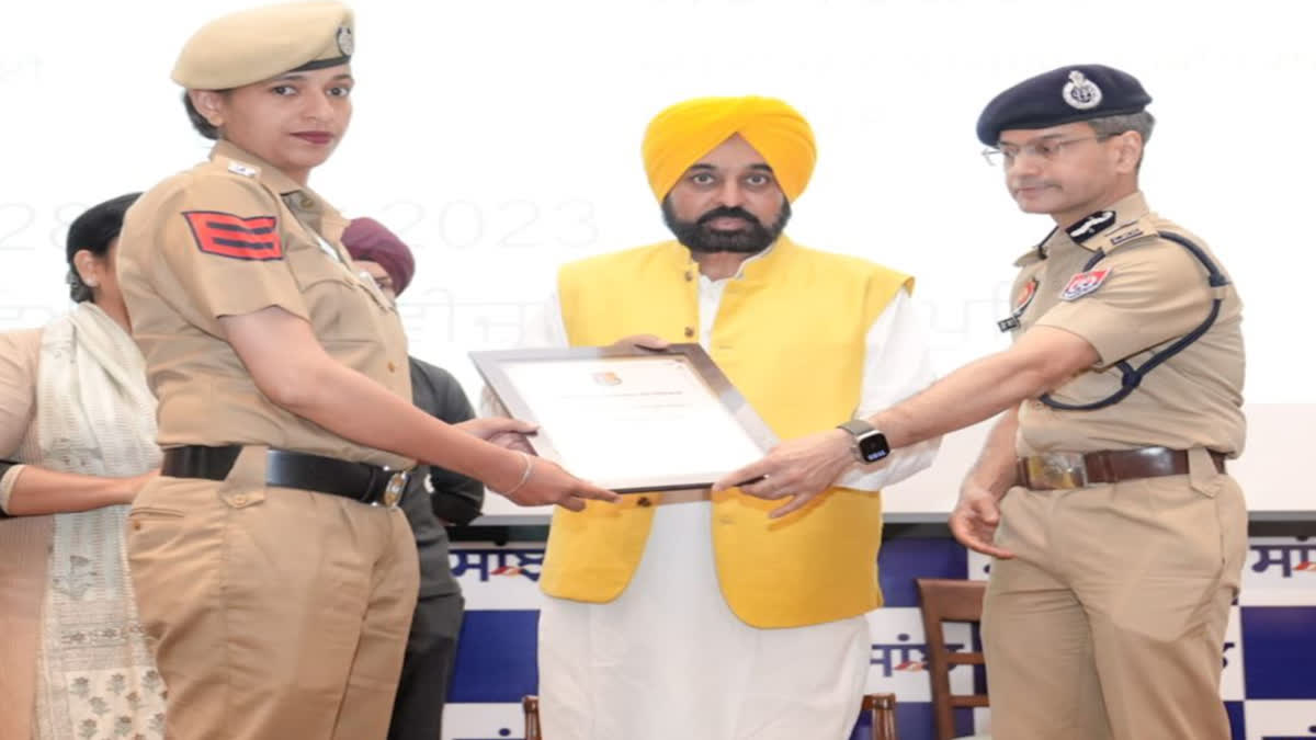 In Chandigarh, Chief Minister Bhagwant Mann talked about hi-teching the police