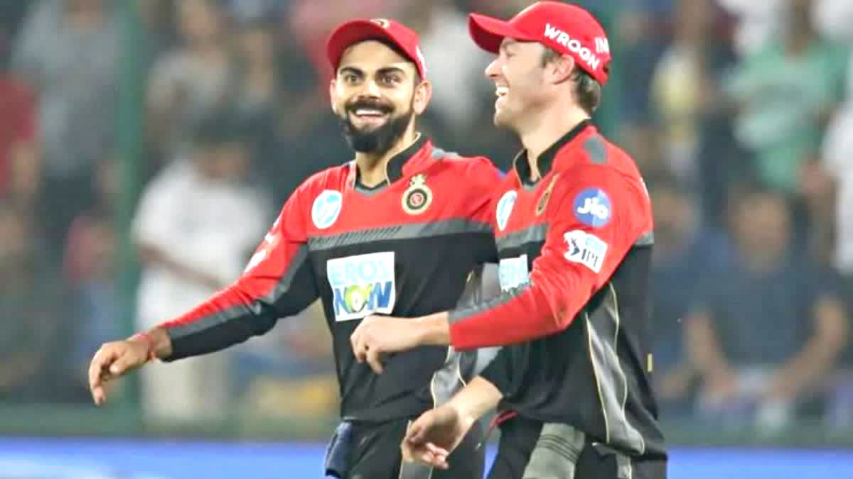 AB de Villiers and Virat Kohali