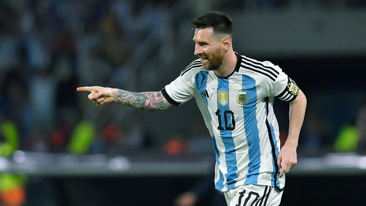 Messi 100 Goals ETV BHARAT