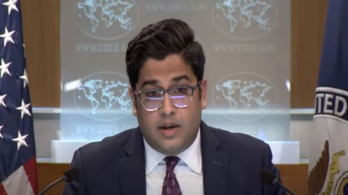 Etv Bharat US State Department Deputy Spokesman Vedant Patel
