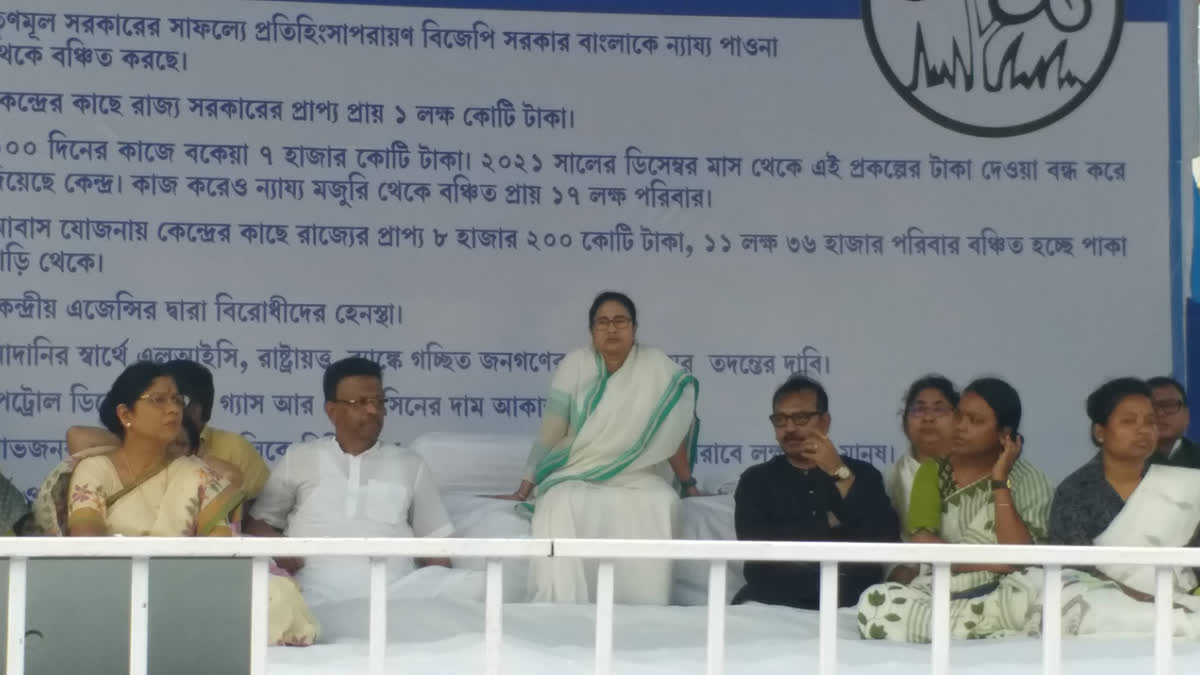 Mamata Starts Dharna