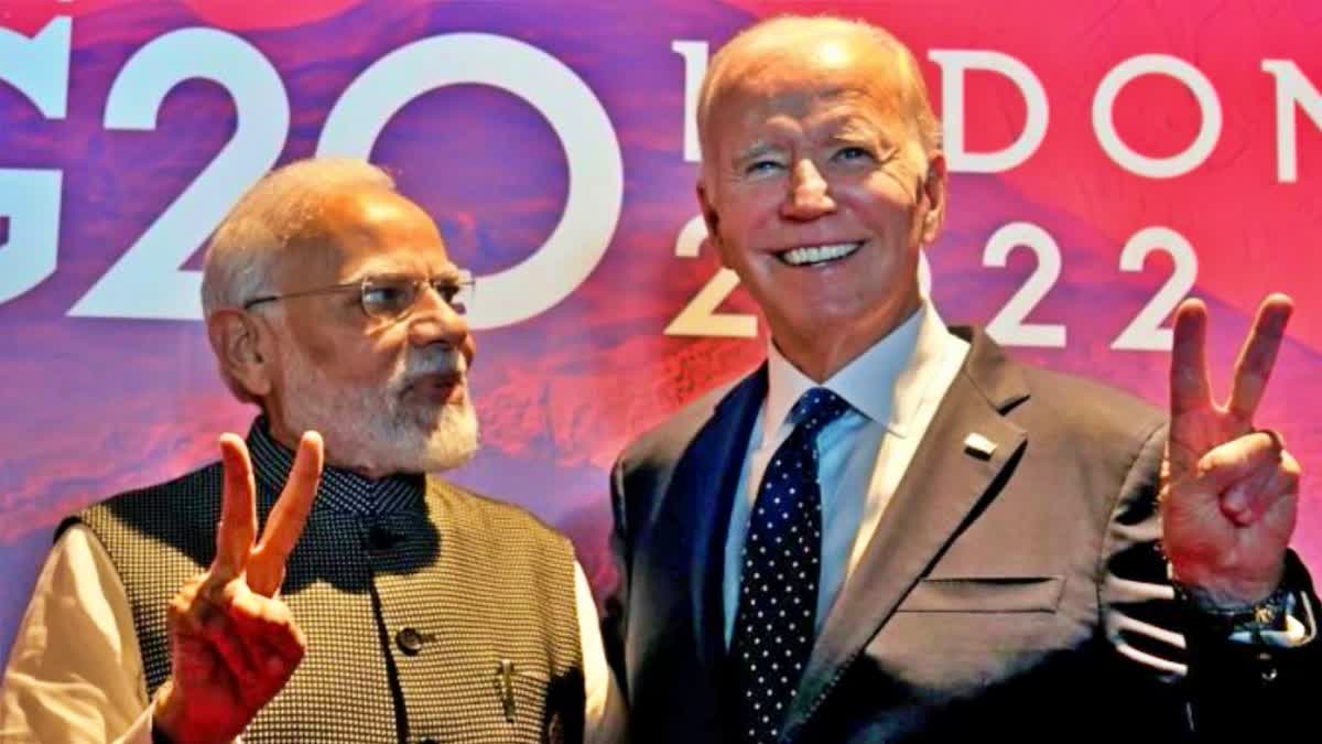 Narendra Modi and Joe Biden