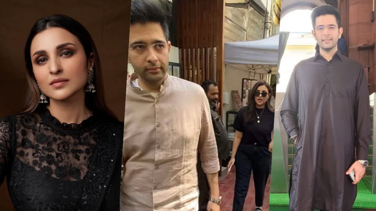 Parineeti Chopra and Raghav Chadha spotted  Parineeti Chopra  Raghav Chadha  Parineeti Chopra and Raghav Chadha  പരിനീതി ചോപ്രയും രാഘവ് ഛദ്ദയും ഡൽഹി  പരിനീതി ചോപ്രയും രാഘവ് ഛദ്ദയും  പരിനീതിയെയും രാഘവിനെയും ഒന്നിച്ച് കണ്ടതോ  പരിനീതി ചോപ്രയും രാഘവ് ഛദ്ദയും  പരിനീതി ചോപ്ര  രാഘവ് ഛദ്ദ  ചാംകില