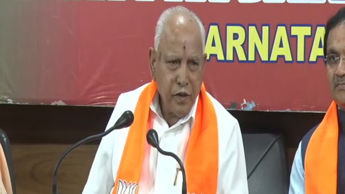 Former CM B S Yediyurappa