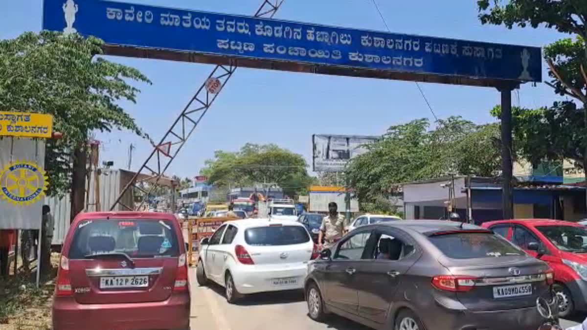 establishment of inter state check post on three sides in Kodagu district