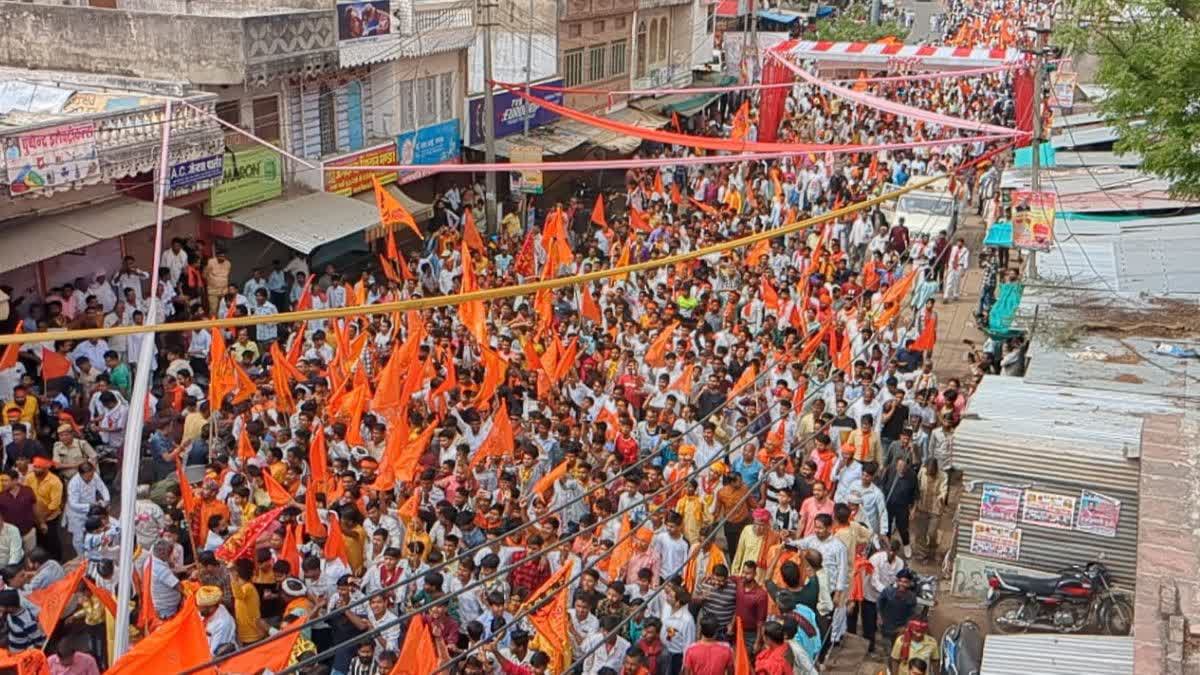 Procession on Ram Navami in Karauli