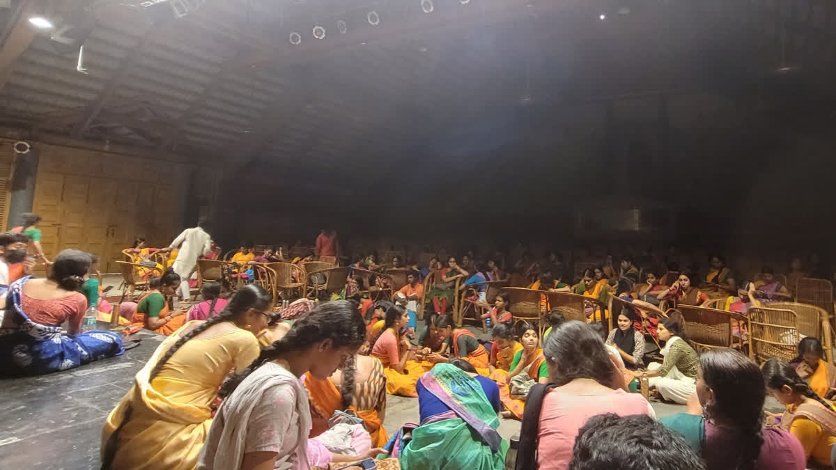 Students and staff of the prestigious Kalakshetra Foundation continued their protest overnight demanding justice and suspension of a faculty member accused of sexual harassment.