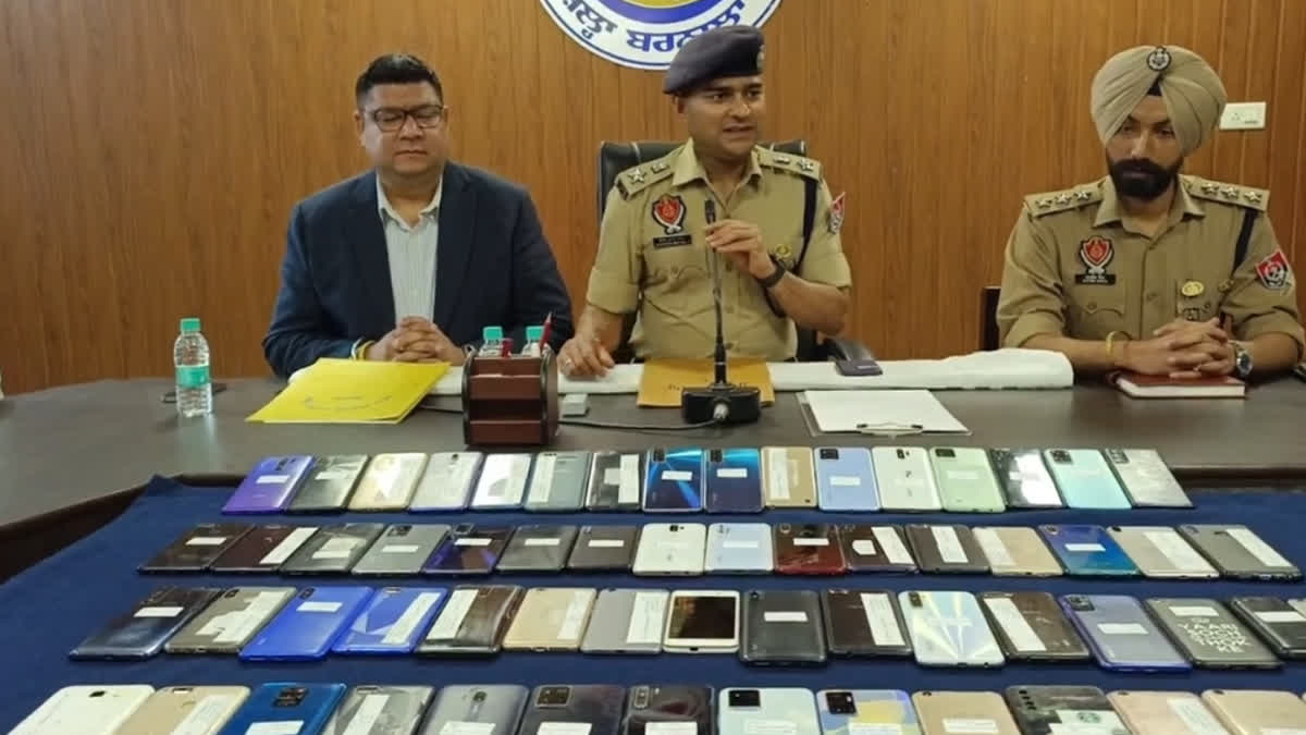 Barnala cyber crime team recovers stolen phones