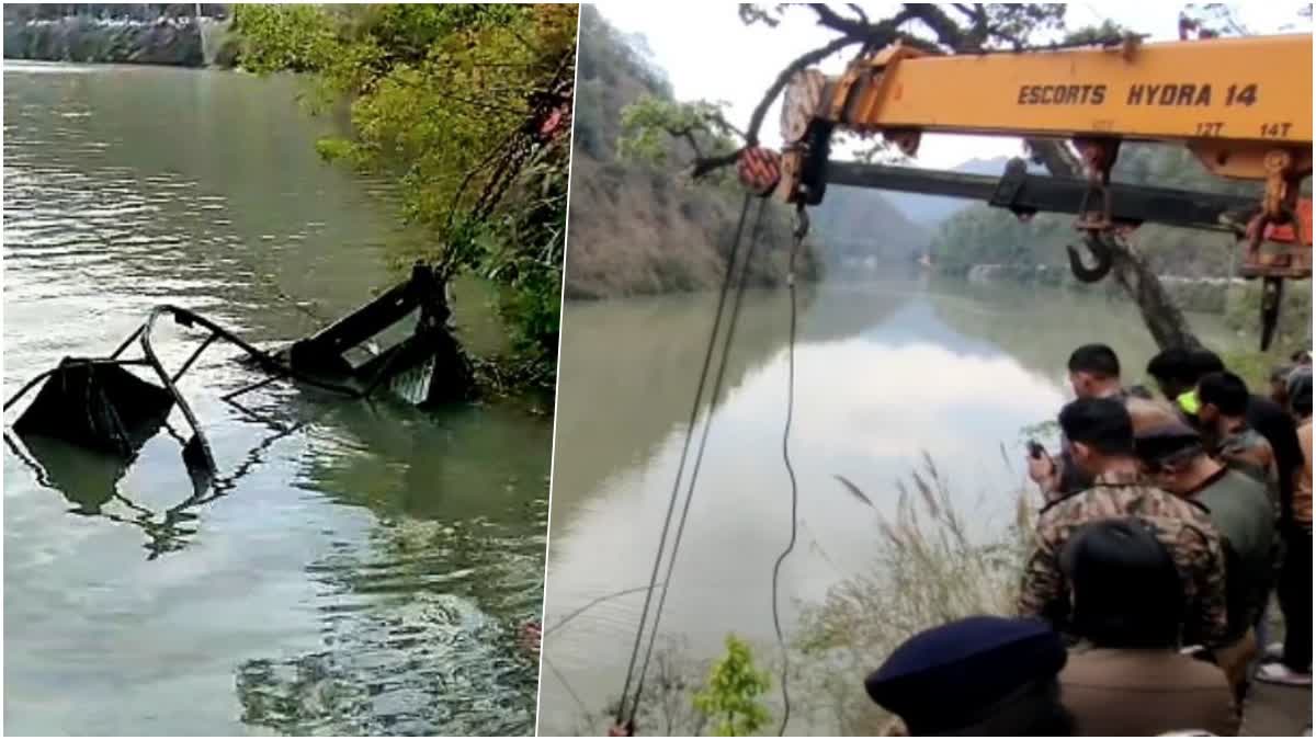 Driver went Missing after Army Truck Falls into Teesta in Kalimpong